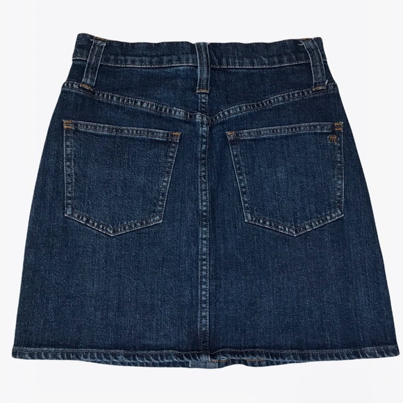 Madewell Button Down Denim Mini Skirt - 24 - Picture 7 of 17